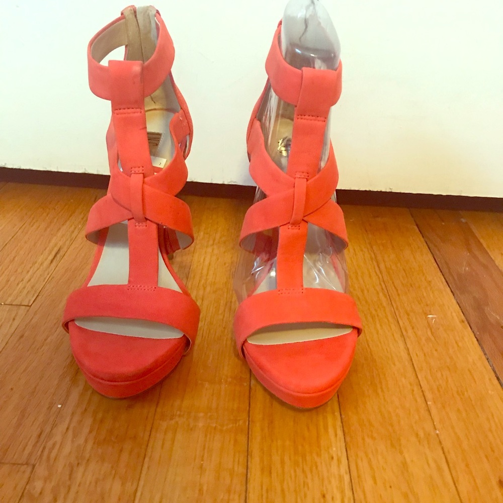 Suede heels
